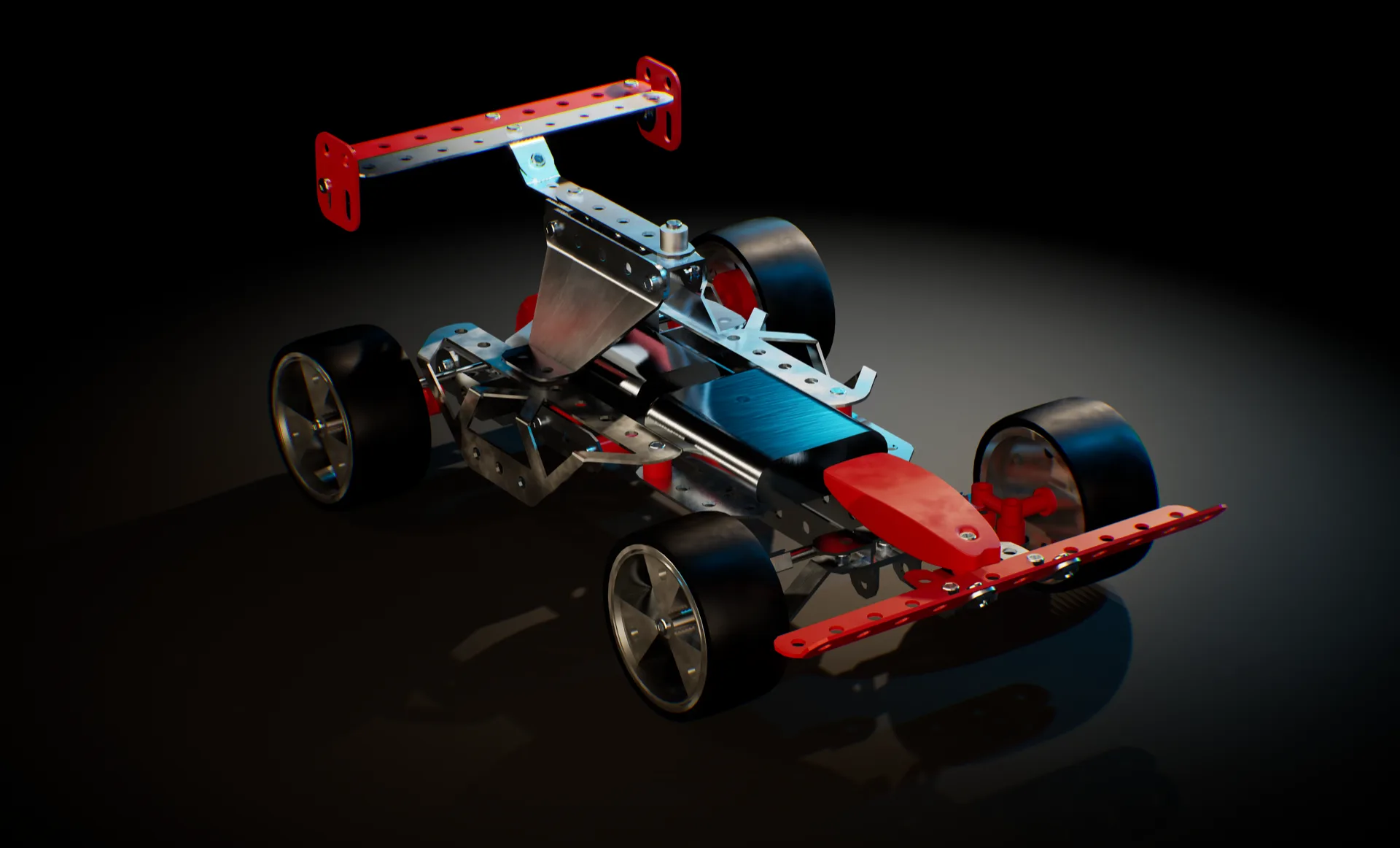 Exploded view of vehicle subassemblies in a virtual training experience