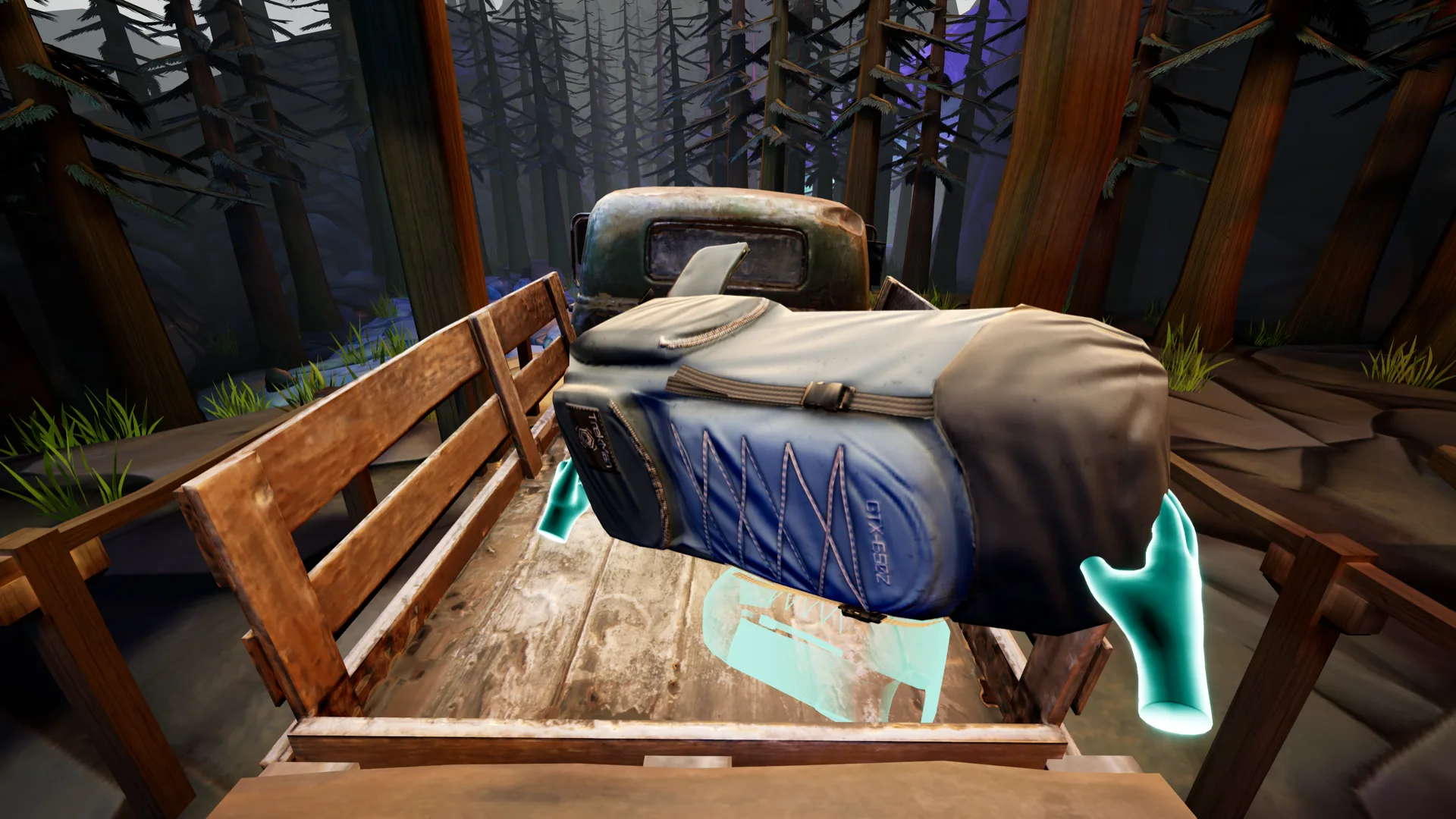 Virtual vehicle maintenance workstation used in the Road 2 VR experience